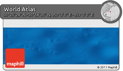 Physical Panoramic Map of the Area around 30° 42' 29" N, 150° 31' 30" E