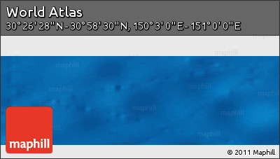 Physical Panoramic Map of the Area around 30° 42' 29" N, 150° 31' 30" E