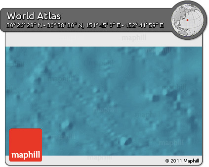 Satellite 3D Map of the Area around 30° 42' 29" N, 152° 13' 29" E