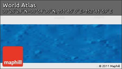 Physical Panoramic Map of the Area around 30° 42' 29" N, 152° 13' 29" E