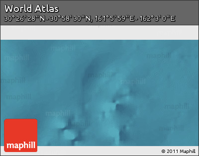 Satellite 3D Map of the Area around 30° 42' 29" N, 161° 34' 29" E