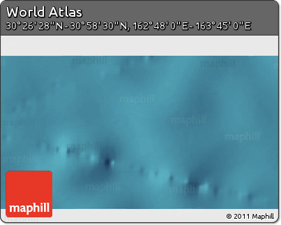 Satellite 3D Map of the Area around 30° 42' 29" N, 163° 16' 30" E