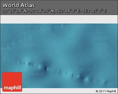 Satellite 3D Map of the Area around 30° 42' 29" N, 163° 16' 30" E