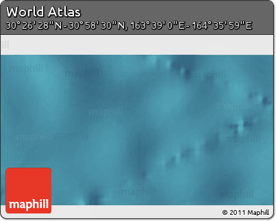 Satellite 3D Map of the Area around 30° 42' 29" N, 164° 7' 30" E