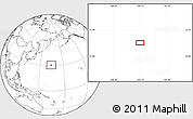 Blank Location Map of the area around 30° 42' 29" N, 164° 7' 30" E