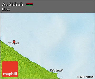 Physical 3D Map of As Sidrah