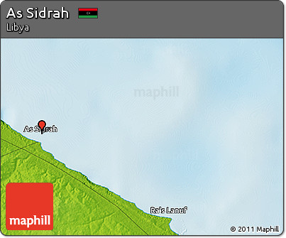 Physical 3D Map of As Sidrah