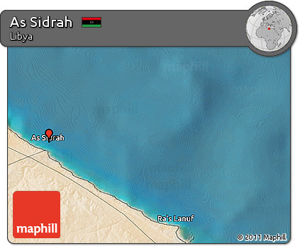 Satellite 3D Map of As Sidrah
