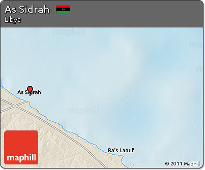 Shaded Relief 3D Map of As Sidrah