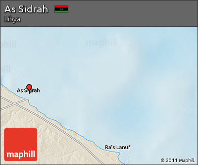 Shaded Relief 3D Map of As Sidrah