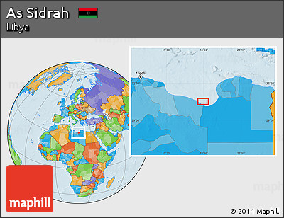 Political Location Map of As Sidrah