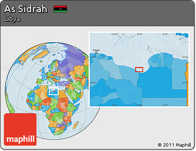 Political Location Map of As Sidrah