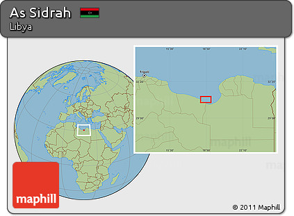 Savanna Style Location Map of As Sidrah