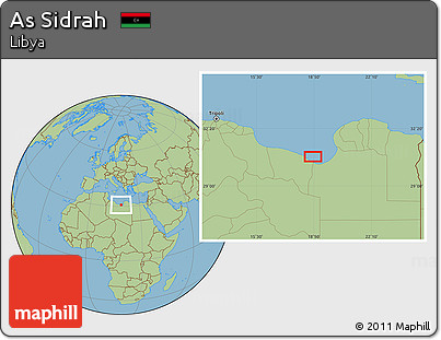 Savanna Style Location Map of As Sidrah