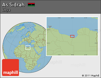 Savanna Style Location Map of As Sidrah