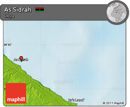 Physical Map of As Sidrah