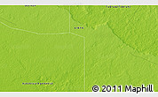 Physical 3D Map of the area around 30° 42' 29" N, 23° 1' 29" E
