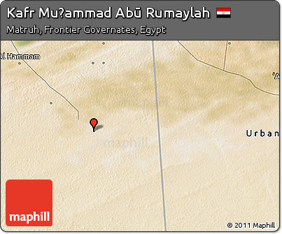 Satellite 3D Map of Kafr Muḩammad Abū Rumaylah