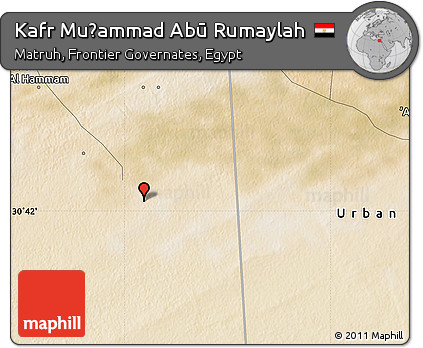Satellite Map of Kafr Muḩammad Abū Rumaylah