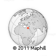 Outline Map of Naj` Ar Ruzz, rectangular outline