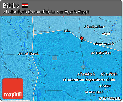 Political 3D Map of Bitibs