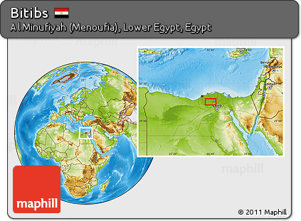Physical Location Map of Bitibs