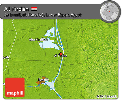 Physical 3D Map of Al Firdān