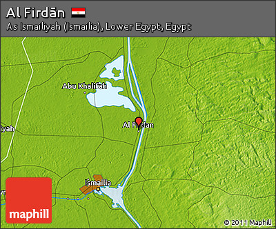 Physical 3D Map of Al Firdān