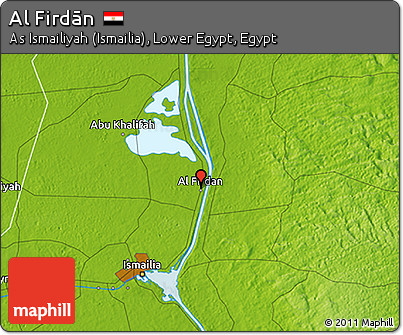 Physical 3D Map of Al Firdān