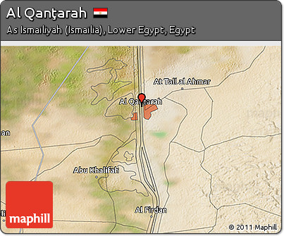 Satellite 3D Map of Al Qanţarah