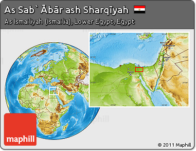 Physical Location Map of As Sab` Ābār Ash Sharqīyah