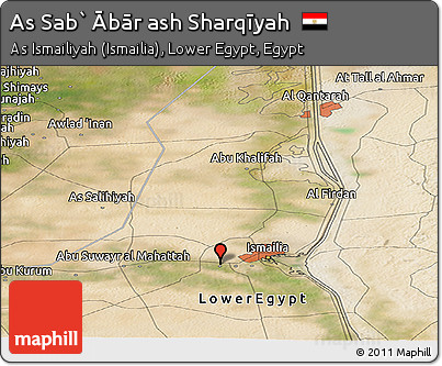 Satellite Panoramic Map of As Sab` Ābār Ash Sharqīyah