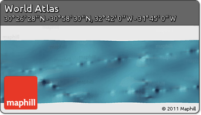 Satellite Panoramic Map of the Area around 30° 42' 29" N, 32° 13' 30" W