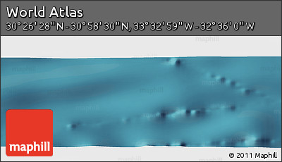 Satellite Panoramic Map of the Area around 30° 42' 29" N, 33° 4' 30" W