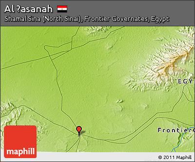 Physical 3D Map of Al Ḩasanah