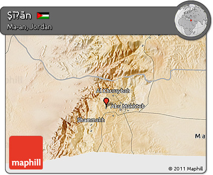Satellite 3D Map of Şīḩān