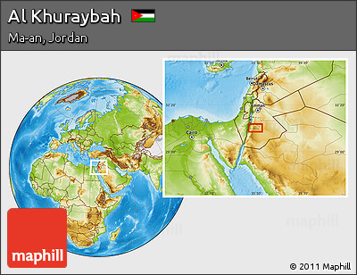 Physical Location Map of Al Khuraybah