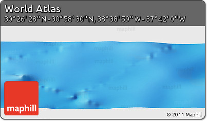 Physical Panoramic Map of the Area around 30°&nbsp;42'&nbsp;29"&nbsp;N,&nbsp;38°&nbsp;10'&nbsp;29"&nbsp;W