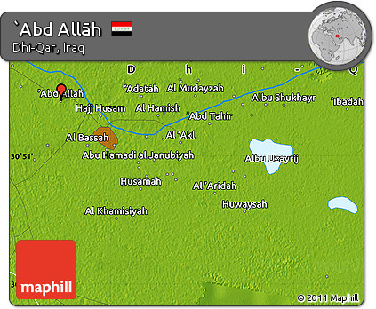 Physical Map of `Abd Allāh