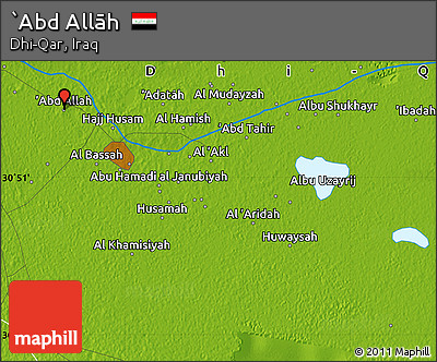 Physical Map of `Abd Allāh