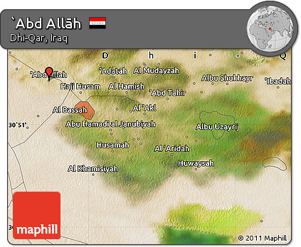 Satellite Map of `Abd Allāh