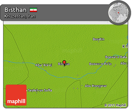 Physical 3D Map of Bisthan