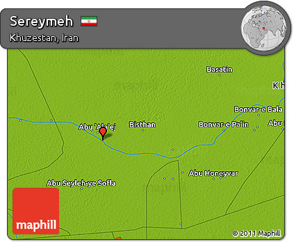 Physical 3D Map of Sereymeh