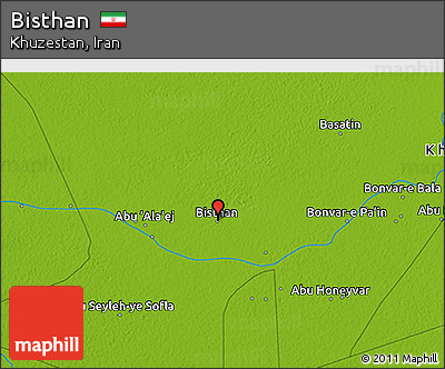 Physical 3D Map of Bisthan