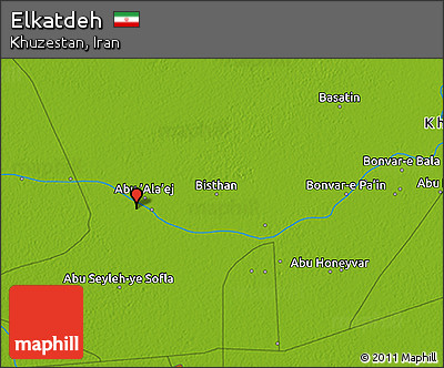 Physical 3D Map of Elkatdeh