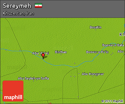 Physical 3D Map of Sereymeh