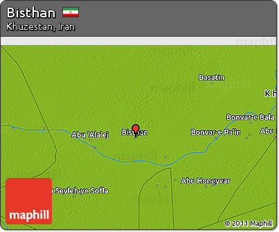 Physical 3D Map of Bisthan