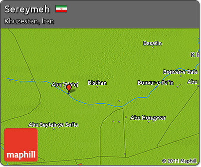 Physical 3D Map of Sereymeh