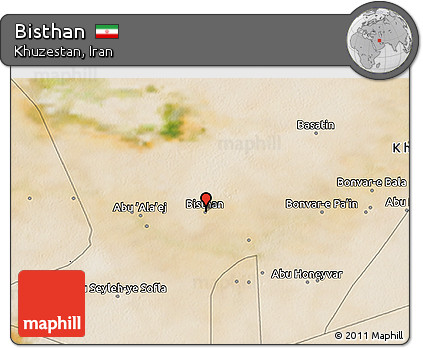 Satellite 3D Map of Bisthan