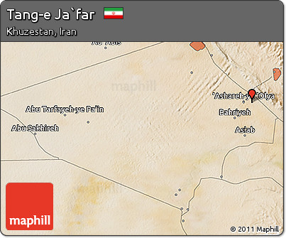 Satellite 3D Map of Tang-e Ja`far